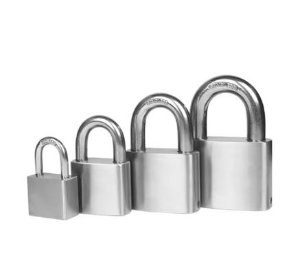 Cerradura de seguridad de plata cerradura de acero inoxidable mini candados con llave igual 25 mm