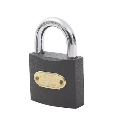 Bloqueo de hierro fundido pequeño de 38 mm con llave a la misma altura, resistente a la intemperie