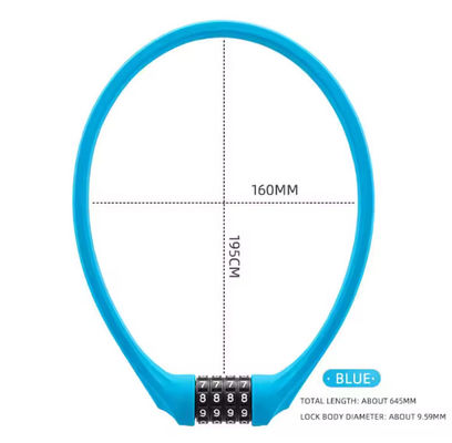 Master Digital Cerradura sin llave para bicicletas Cerradura de ciclo anti robo de aleación de aluminio