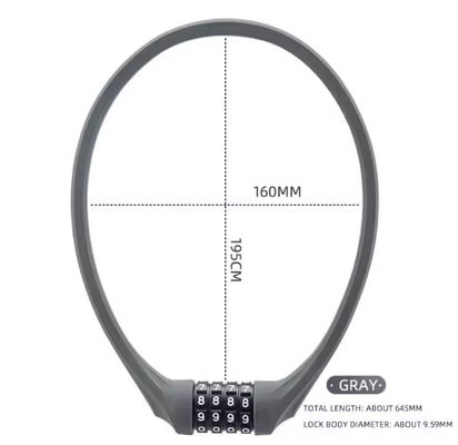 Master Digital Cerradura sin llave para bicicletas Cerradura de ciclo anti robo de aleación de aluminio