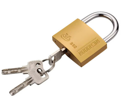 ISO9001 Cerradura de latón de latón de 40 mm para interiores con llave similar a ODM