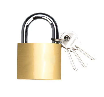 Bloqueo de seguridad de imitación de cobre 32mm 38mm 50mm Cerraduras de hierro con llave similar