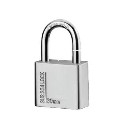 Cerradura de acero inoxidable 60MM 30MM 304 con llave similar a prueba de óxido 100 paquete