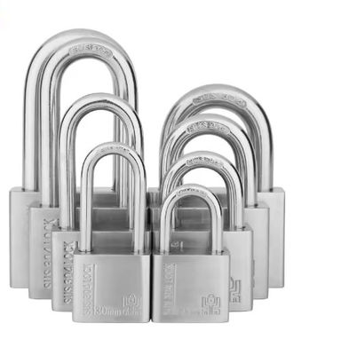 Cerradura personalizada de acero inoxidable 304 con llave de alta precisión
