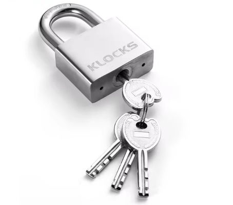 Cerradura de acero inoxidable de 40 mm anti-corte con llave similar a prueba de óxido