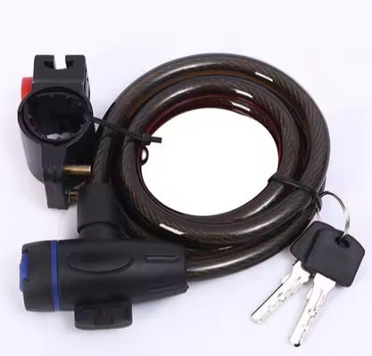 Cable eléctrico para bicicleta de montaña, candado antirrobo, combinación de números.