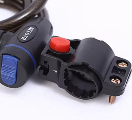 Cable eléctrico para bicicleta de montaña, candado antirrobo, combinación de números.
