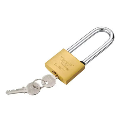 Cerradura de latón de 75 mm de latón de cadena larga combinación personalizada