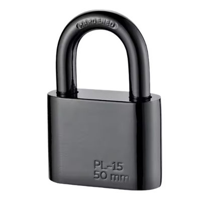 Cerraduras de seguridad de hierro de alta seguridad con llave de 40 mm Electroforético Negro