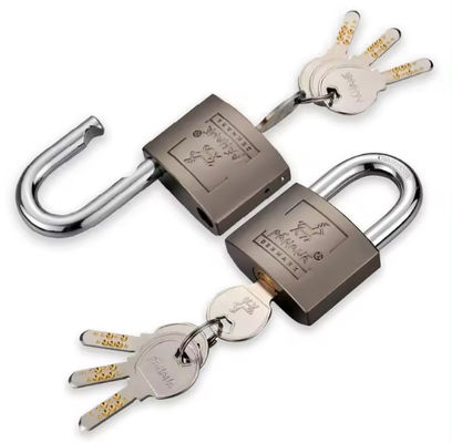 Cerradura de cobre de imitación de latón para interiores, de 50 mm de longitud