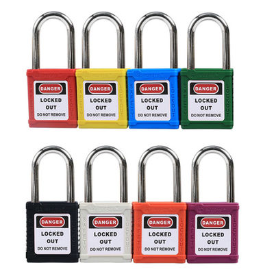 Bloqueo Tagout Seguridad Cerradura industrial Amarillo Azul Verde Rojo