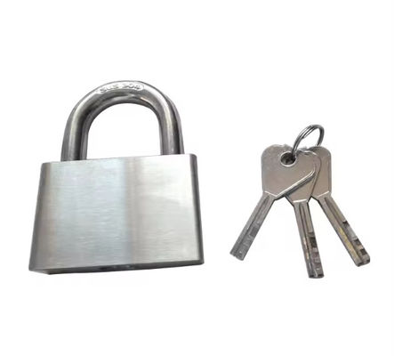 201SS Sistema de bloqueo de llave de candado de acero inoxidable robusto