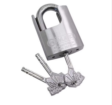 Cerradura de acero inoxidable de trabajo pesado para máxima seguridad Cuerpo de cerradura de plata