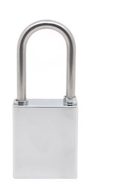 Cerradura de acero inoxidable de plata de seguridad en diseño de trabajo pesado