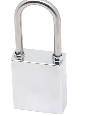 Cerradura de acero inoxidable de plata de seguridad en diseño de trabajo pesado
