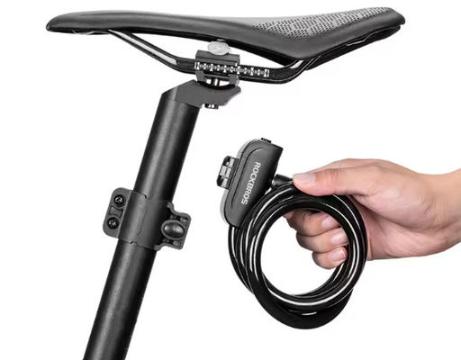 Acero inquebrantable a prueba de robo Cerradura de bicicleta Combinación reestablecible