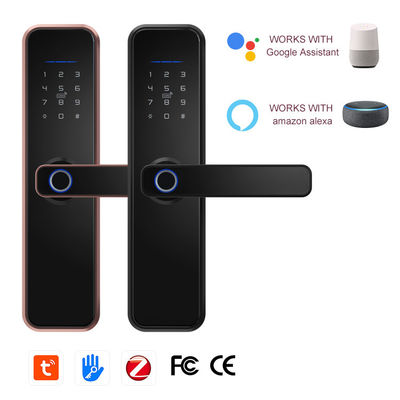 Cerradura de puerta inteligente Tuya sin llave Cerradura de puerta inteligente digital electrónica