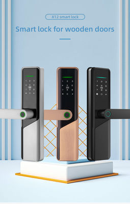 Electrico Digital Volibel inteligente de aleación de aluminio RFID Tarjeta de contraseña Código Cerradura de puerta sin huella digital Tuya Ttlock App